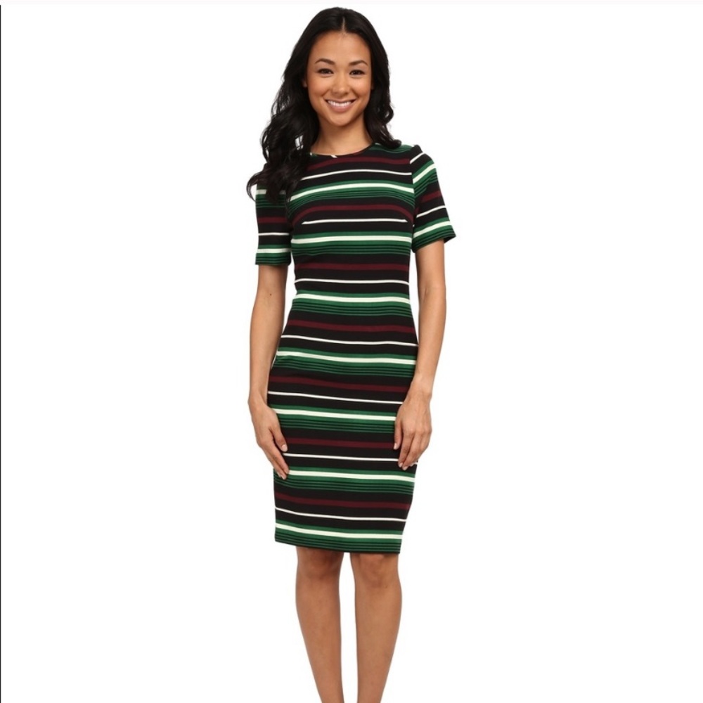 Michael Kors Mauborg Stripe' Body-Con Dress Size 4